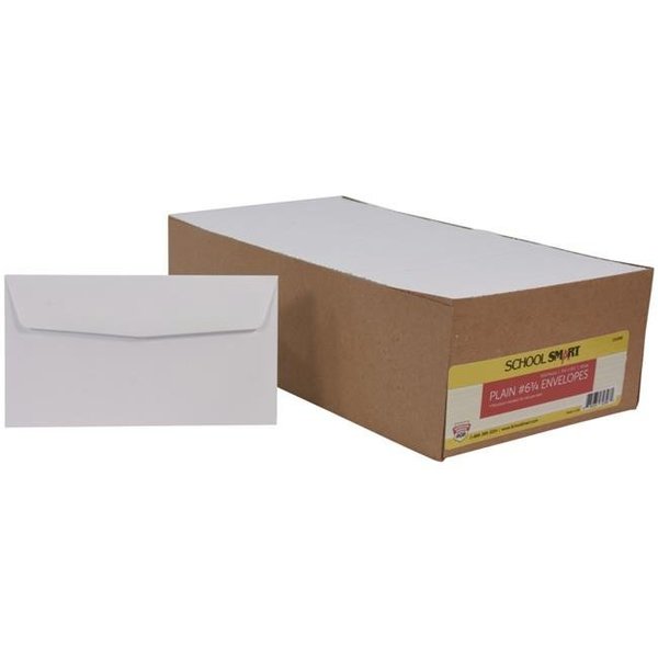 School Smart School Smart 2013888 3.63 x 6.5 in. No.6.75 Envelopes; White - Pack of 500 2013888